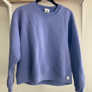 dark pastel blue Russell crewneck